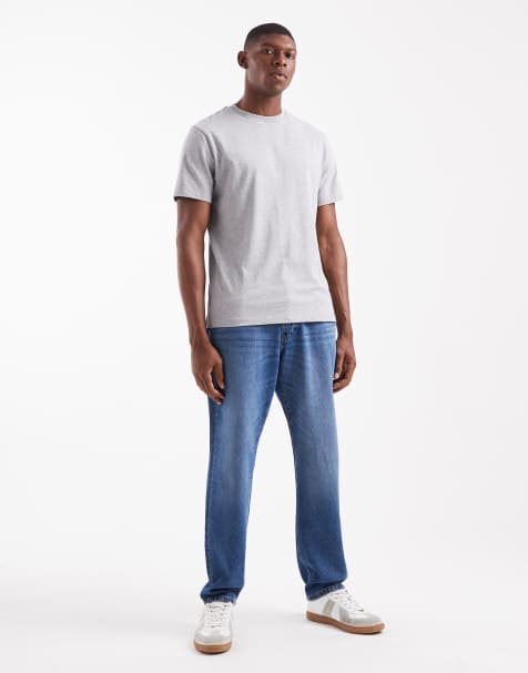 ASOS DESIGN Essentials t-shirt with crew neck in grey marl - view 2