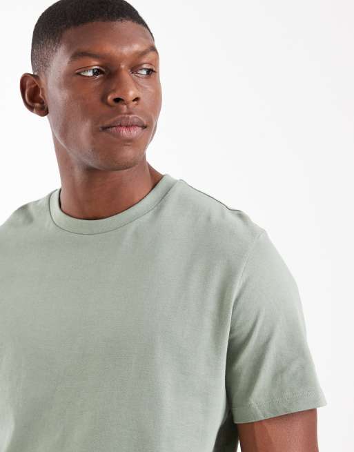 ASOS DESIGN Essentials t-shirt with crew neck in light green, 4 of 5