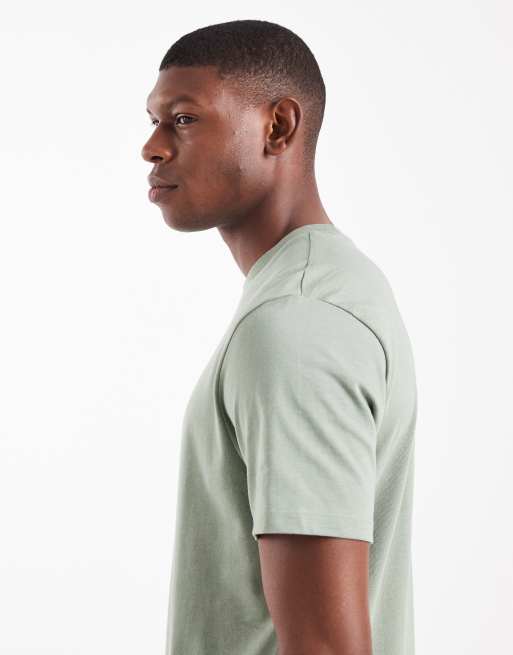 ASOS DESIGN Essentials t-shirt with crew neck in light green, 5 of 5