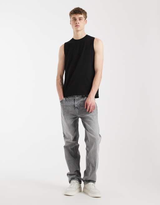 ASOS DESIGN Essentials tank in black, 2 of 5