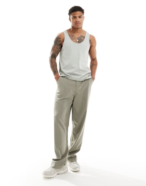 ASOS DESIGN essentials tank in light green - view 1