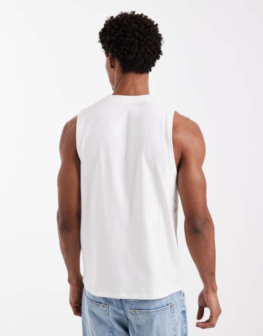 ASOS DESIGN - Essentials - Tanktop in wit, 3 van 5