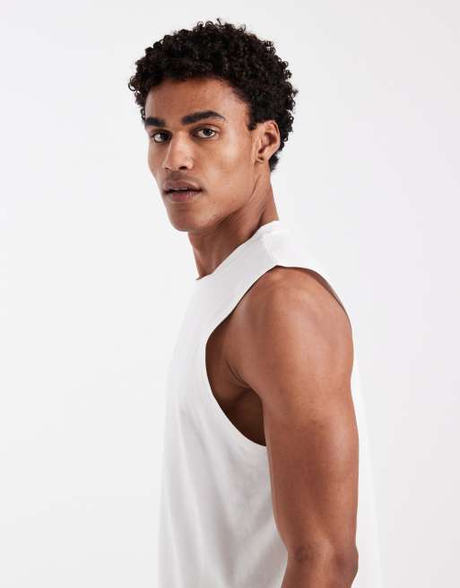 ASOS DESIGN - Essentials - Tanktop in wit, 4 van 5