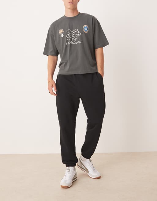 ASOS DESIGN - Essentials - Toelopende joggingbroek in zwart  , 4 van 5