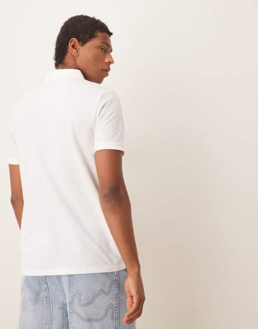 ASOS DESIGN – Essentials – Vita pikétröjor i regular fit, 2-pack, 4 av 4