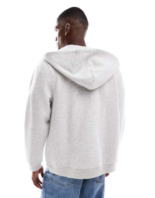 ASOS DESIGN – Essentials – Vitmelerad huvtröja, 3 av 5