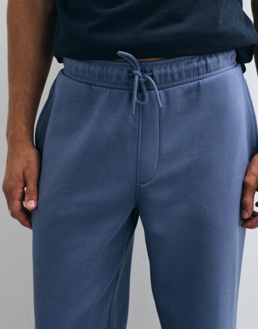 ASOS DESIGN essentials wide jogger in vintage indigo, 3 of 5