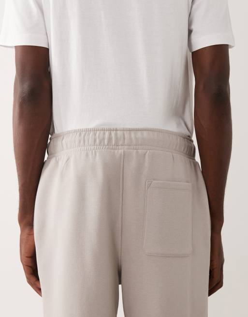 ASOS DESIGN essentials wide leg joggers in grey, 5 of 5