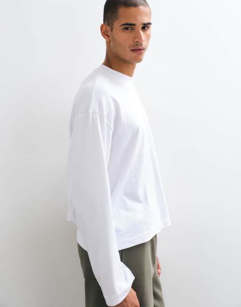 ASOS DESIGN essentials wide leg joggers in khaki - view 1