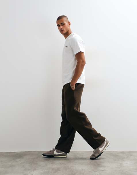 ASOS DESIGN essentials wide leg trackies - view 1
