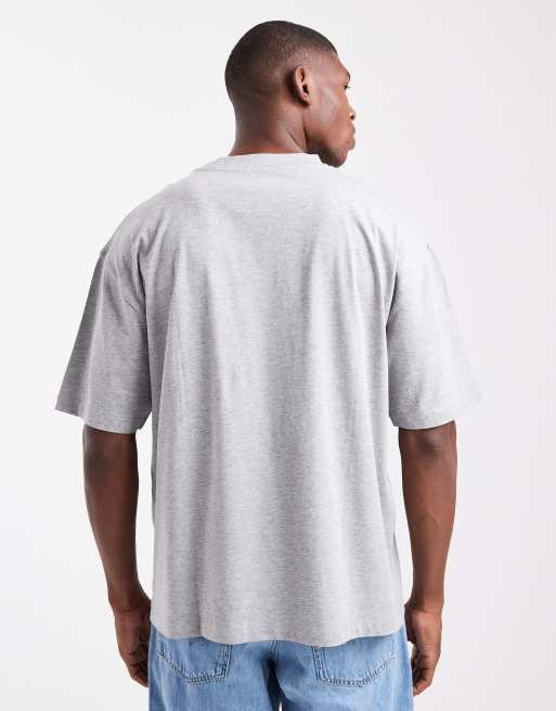ASOS DESIGN – Essentials – Zestaw 2 T-shirtów oversize w kolorach beżowym i szarym , 3 z 5