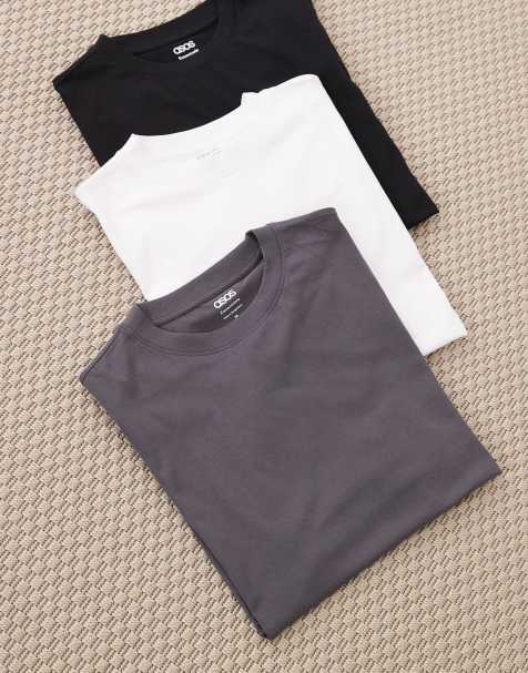 ASOS DESIGN – Essentials – Zestaw 3 luźnych T-shirtów w różnych kolorach - view 1
