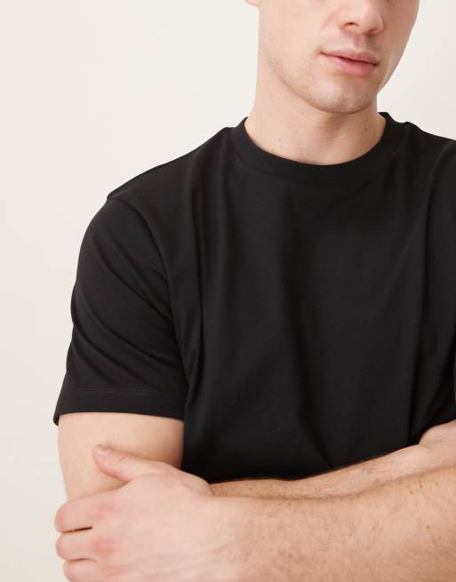 ASOS DESIGN – Essentials – Zestaw 5 czarnych T-shirtów o regularnym kroju, 4 z 5