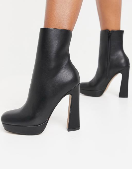 ASOS DESIGN Eternal platform boots in black | ASOS