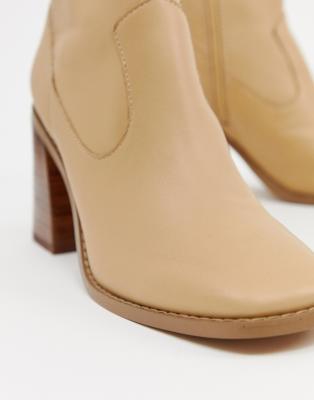 ASOS DESIGN Evaline leather ankle boots 