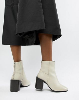 asos leather ankle boots