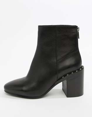 asos leather ankle boots