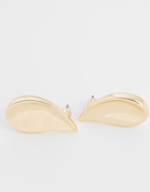 ASOS DESIGN - Everyday - Druppelvormige oorknopjes in goudkleur, 4 van 4