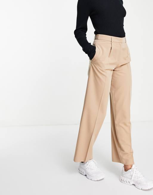 ASOS EDITION tailored pants in camel