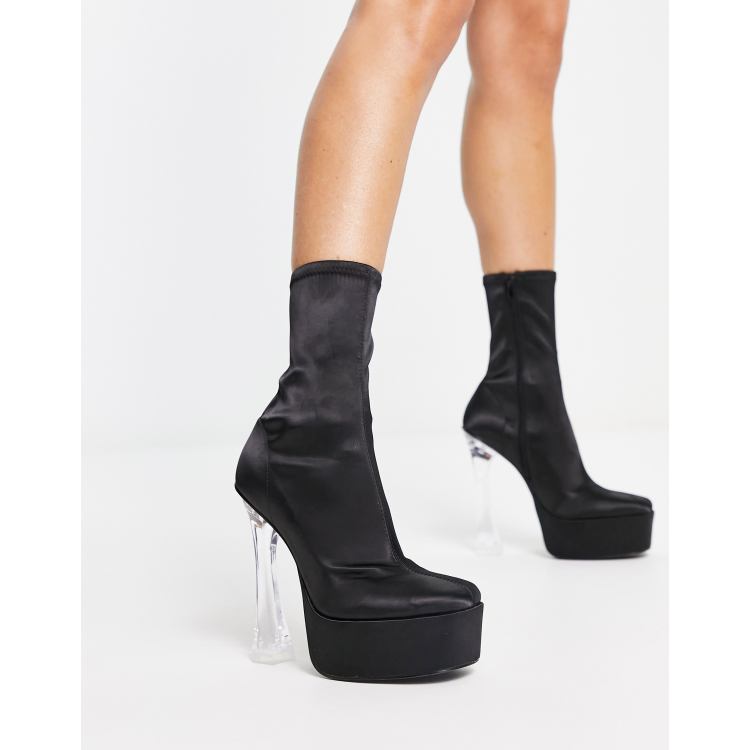 Clear ankle hot sale booties