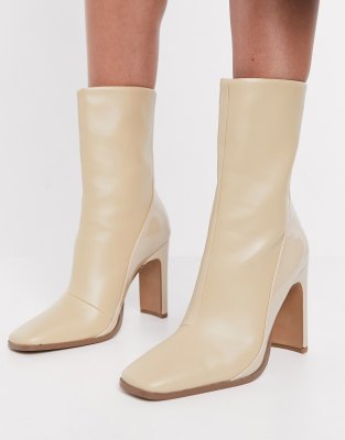 ASOS DESIGN Evident spliced high heeled 