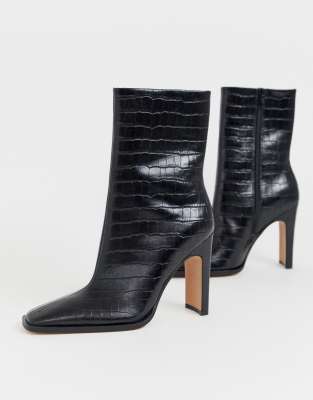 asos black ankle boots