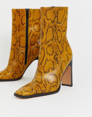 yellow snake boots