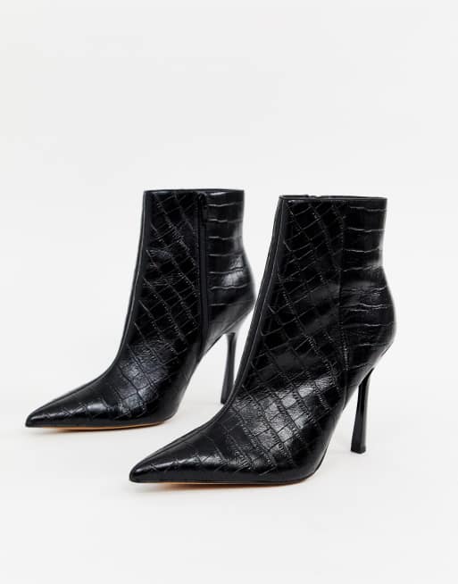 Croc Black Boots