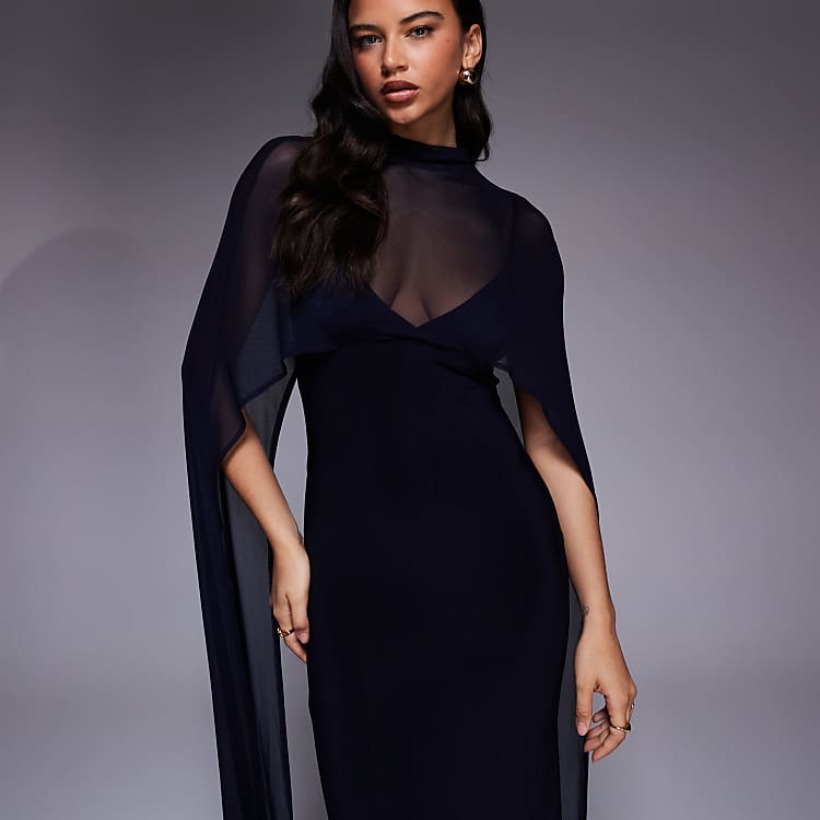 asos corsage cape maxi dress ASOS DESIGN - Dresses & Skirts - Compare Prices from 7+ Stores - Free Shipping this regular fit dress combines versatility with a touch of luxury ASOS DESIGN exaggerated cape maxi