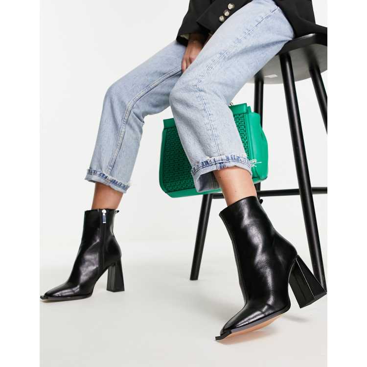 Asos heeled cheap ankle boots