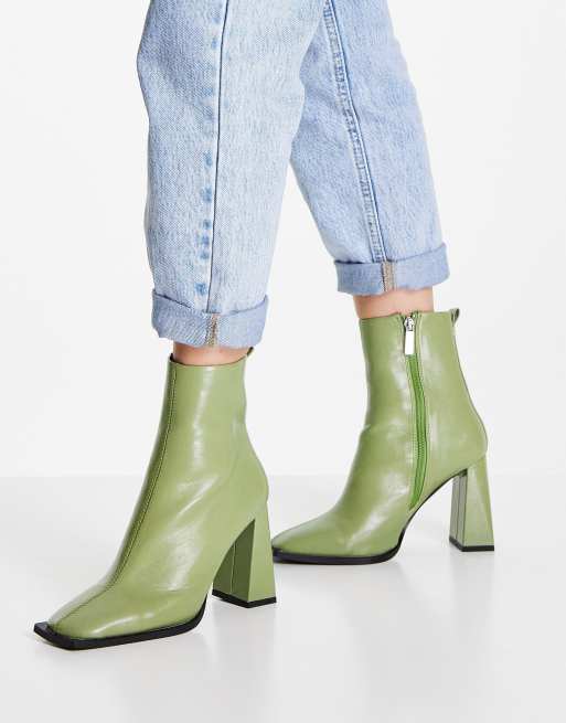 Asos heeled hot sale ankle boots