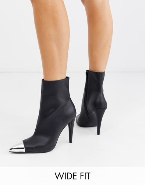 ASOS DESIGN - Exeter - Bottes pointure large avec bout renforcé en métal - Noir