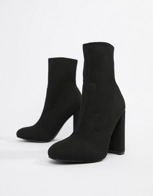 black sock boots asos