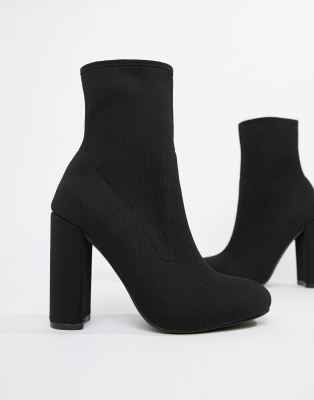 black sock boots asos