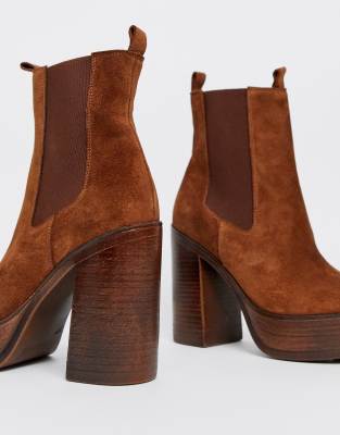 asos tan chelsea boots