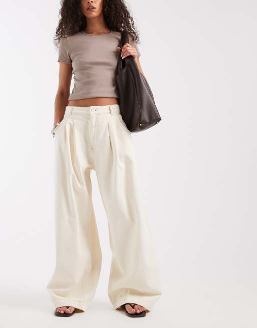 ASOS DESIGN extragrande tipo herradura en ecru, 1 de 5