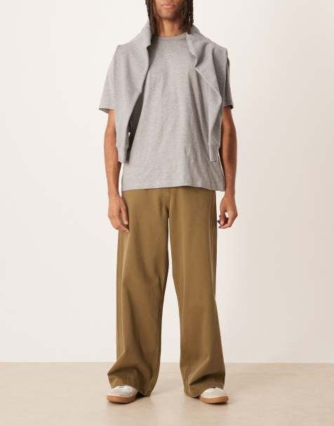 ASOS DESIGN - Extreem baggy jeans in bruin met wassing - view 1