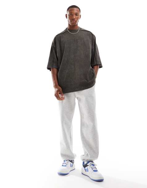 ASOS DESIGN - Extreem oversized T-shirt in kaki met wassing - view 1