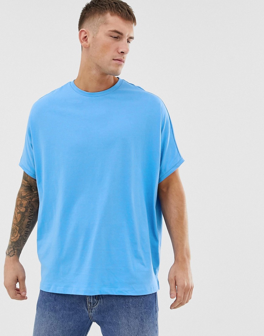 ASOS DESIGN - Extreem oversized T-shirt in blauw