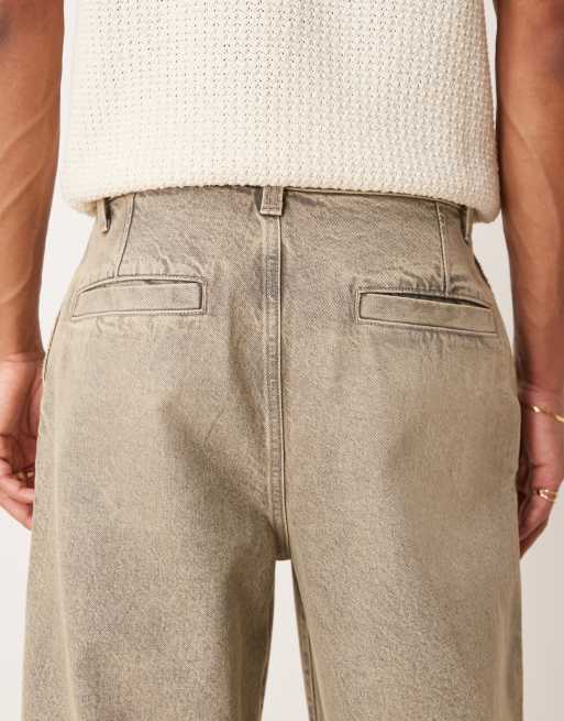 ASOS DESIGN extreme Baggy-Jeans in Braun, 4 von 5