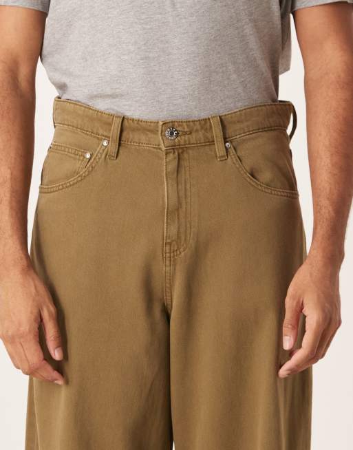 ASOS DESIGN extreme baggy jeans in brown wash , 5 of 5