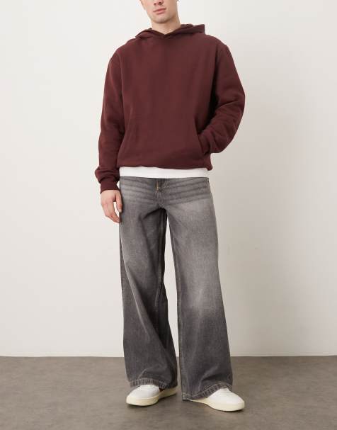 ASOS DESIGN extreme baggy jeans in washed grey - view 1