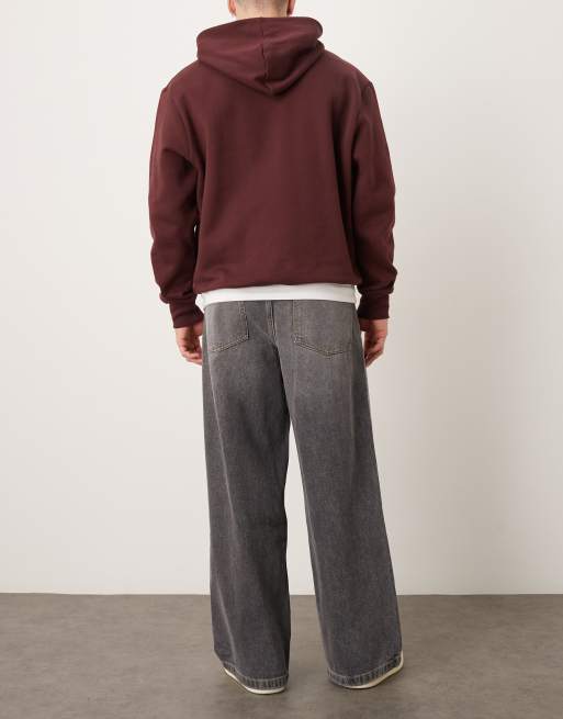 ASOS DESIGN extreme baggy jeans in washed grey , 3 of 5