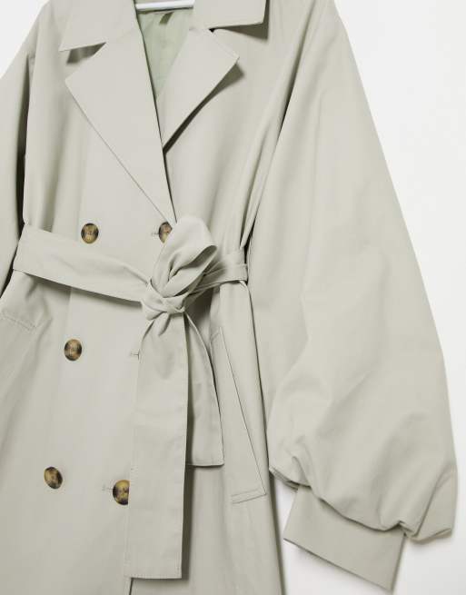 Whistles imra outlet balloon sleeve trench