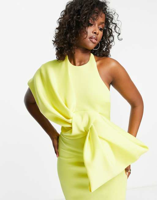 Yellow 2024 pencil dress