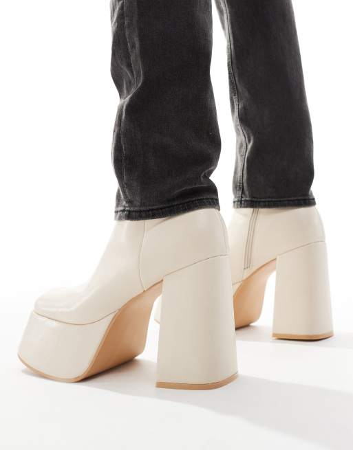 Asos chunky heel boots deals