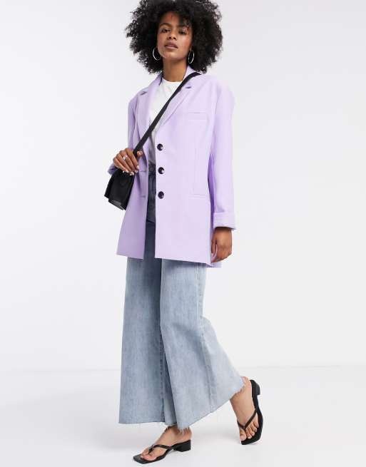 asos lilac blazer