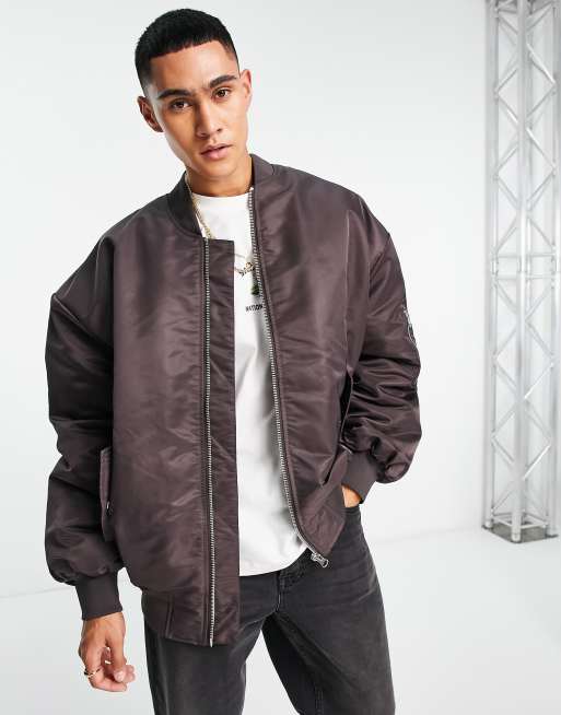 Oversized bomber 2024 jacket mens