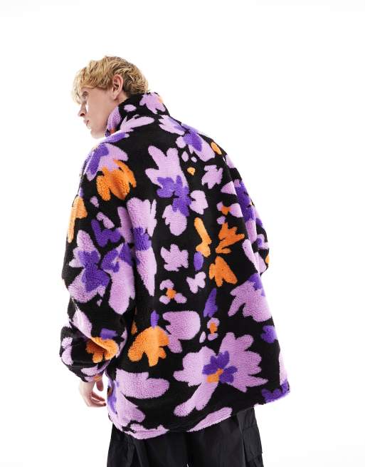 Coach on sale floral jacket