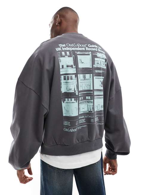 ASOS DESIGN extreme oversized crew neck sweatshirt with